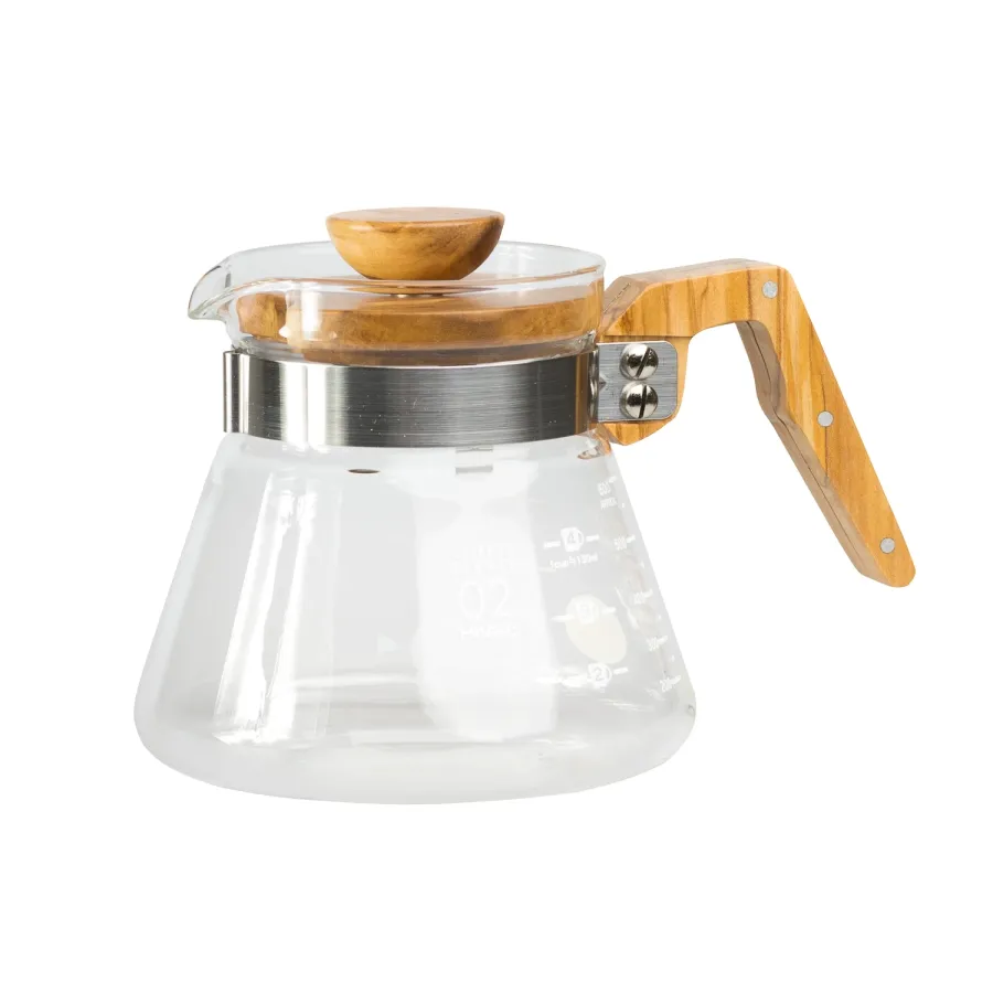 obrazek 1 Hario Coffee Server 600ml - Olive Wood - New HARIO