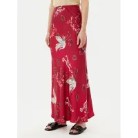 Zdjęcie ViCOLO Spódnica maxi TD0472 Bordowy Slim Fit