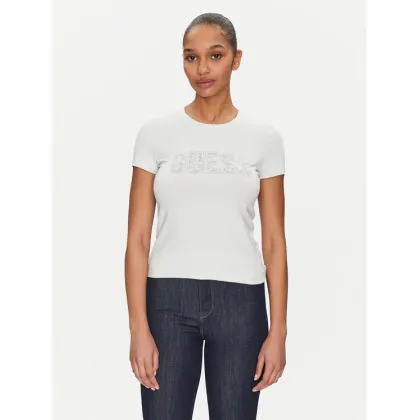 Zdjęcie Guess T-Shirt W5GI04 J1314 Błękitny Slim Fit