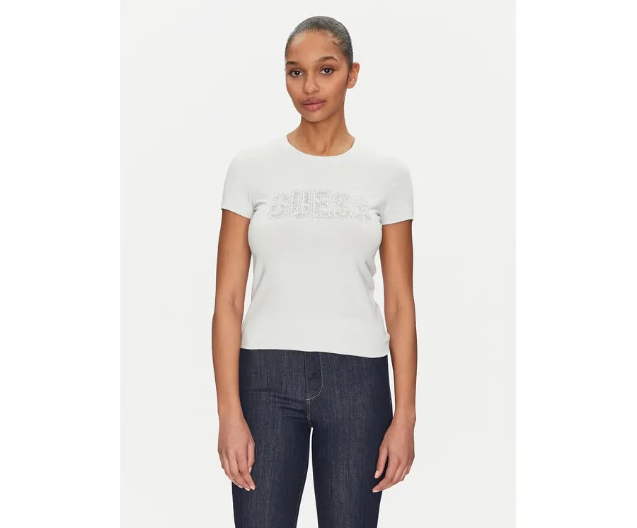 obrazek 1 Guess T-Shirt W5GI04 J1314 Błękitny Slim Fit