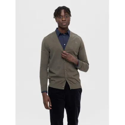 Zdjęcie Selected Homme Kardigan Berg 16090146 Zielony Regular Fit
