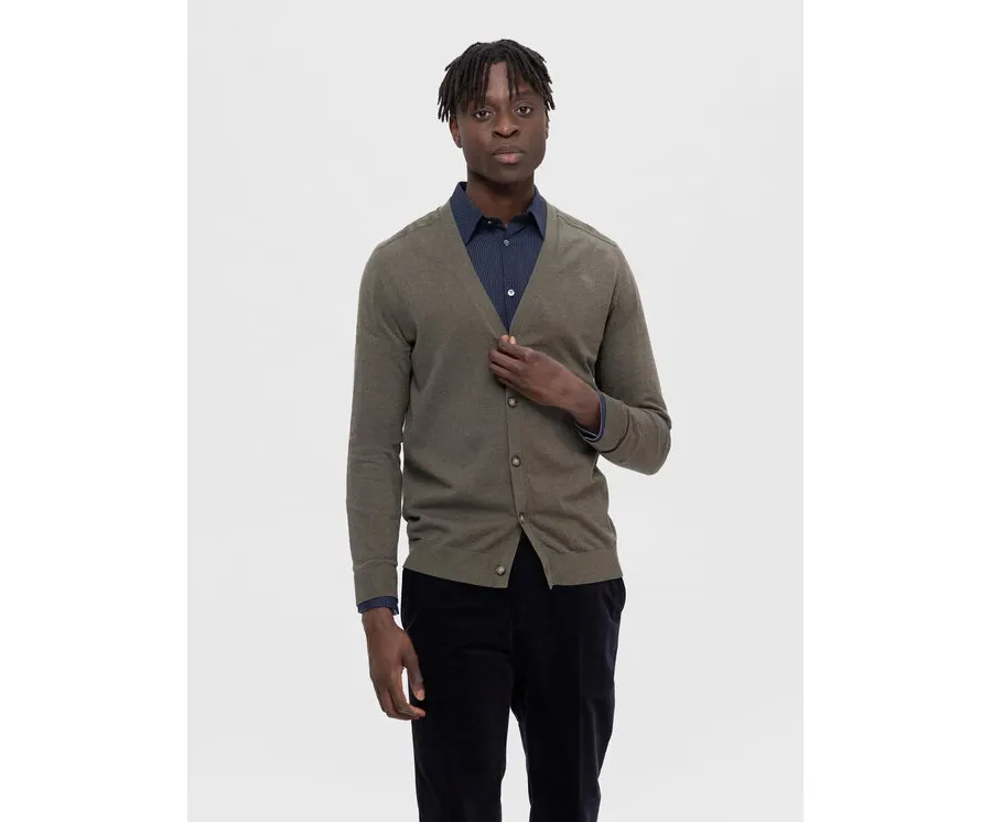 obrazek 1 Selected Homme Kardigan Berg 16090146 Zielony Regular Fit