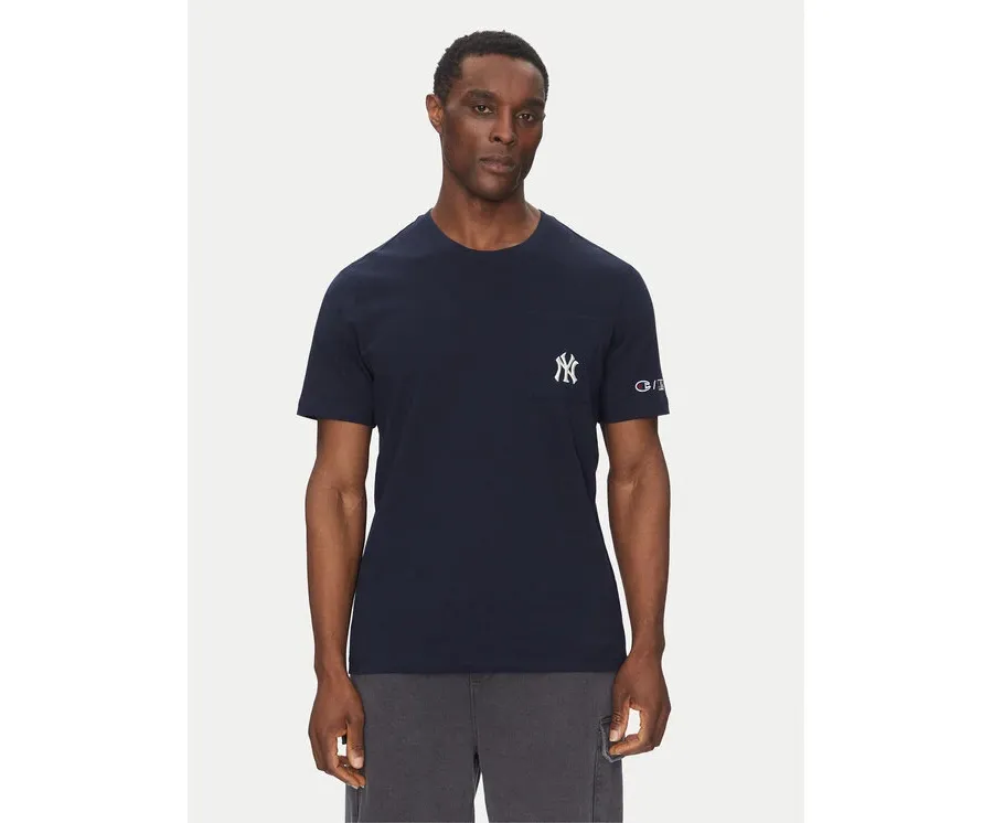 obrazek 1 Champion T-Shirt 221038 Granatowy Regular Fit