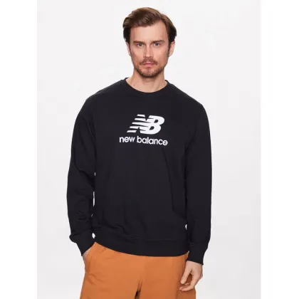Zdjęcie New Balance Bluza MT3153 Czarny Relaxed Fit