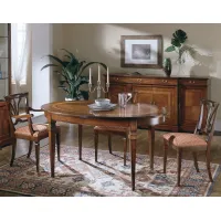 Zdjęcie Elegancki owalny włoski stół rozkładany