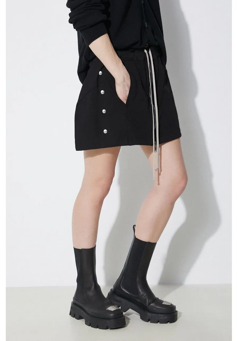 obrazek 1 Rick Owens spódnica Knit Skirt Babel Mini kolor czarny mini rozkloszowana DS01D1344.RIG.09
