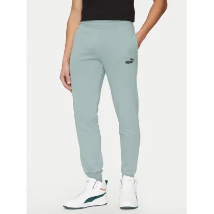 Zdjęcie Puma Spodnie dresowe Ess No. 1 Logo 682609 Zielony Regular Fit