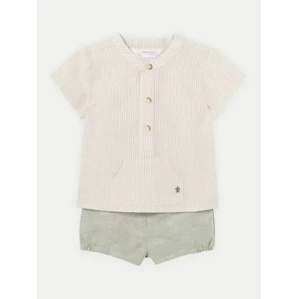 Zdjęcie Mayoral Komplet koszula i szorty materiałowe 1221 Kolorowy Regular Fit