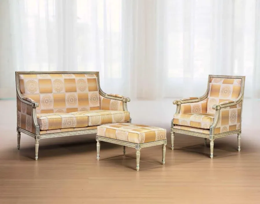 obrazek 1 Antyczna ekskluzywna mała sofa do pięknego salonu - Morello Gianpaolo