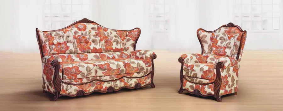 obrazek 1 Oryginalna dwuosobowa sofa do salonu w stylu antycznym – Morello Gianpaolo