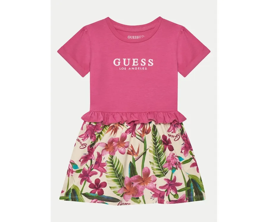 obrazek 1 Guess Sukienka codzienna K5GK08 K6YW4 Różowy Regular Fit