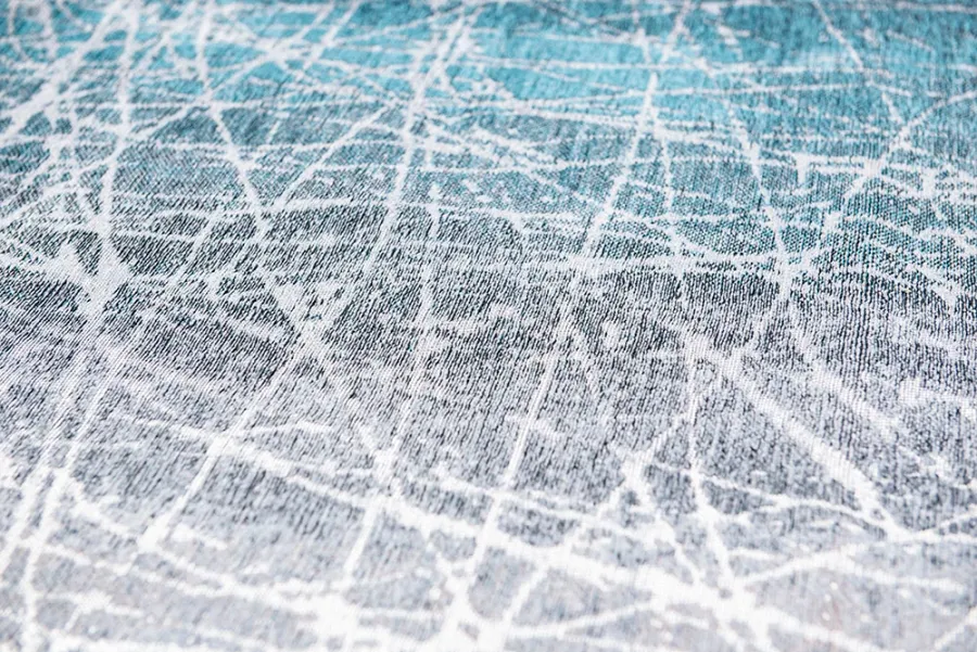 obrazek 3 Niecodzienny niebieski dywan nowoczesny - POLAR VORTEX 8877