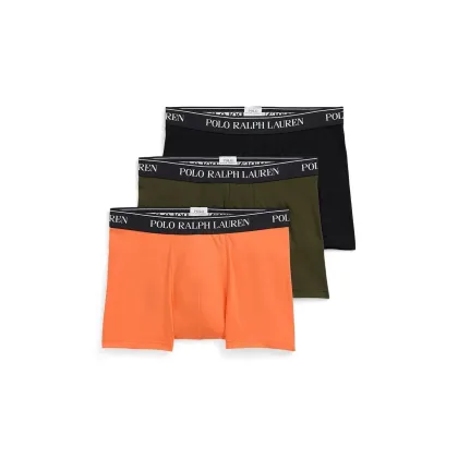 Zdjęcie Polo Ralph Lauren bokserki 3-pack męskie kolor pomarańczowy 714830299