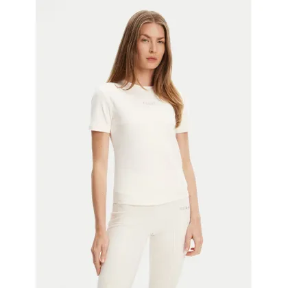Zdjęcie Guess T-Shirt V5RI10 KCD02 Écru Regular Fit