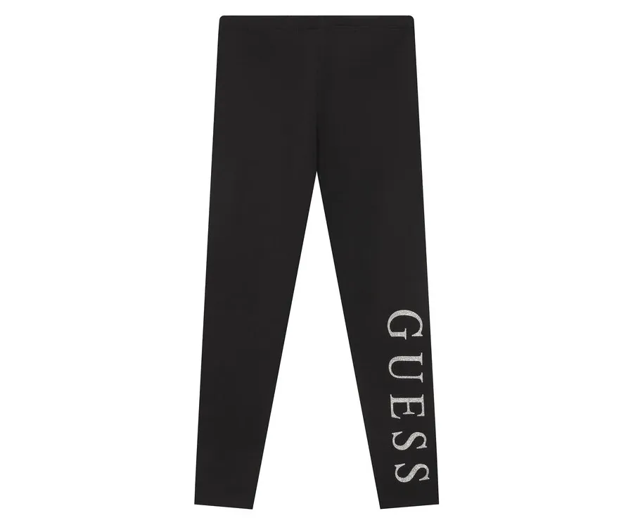 obrazek 1 Guess Legginsy J93B11 J1314 Czarny Slim Fit