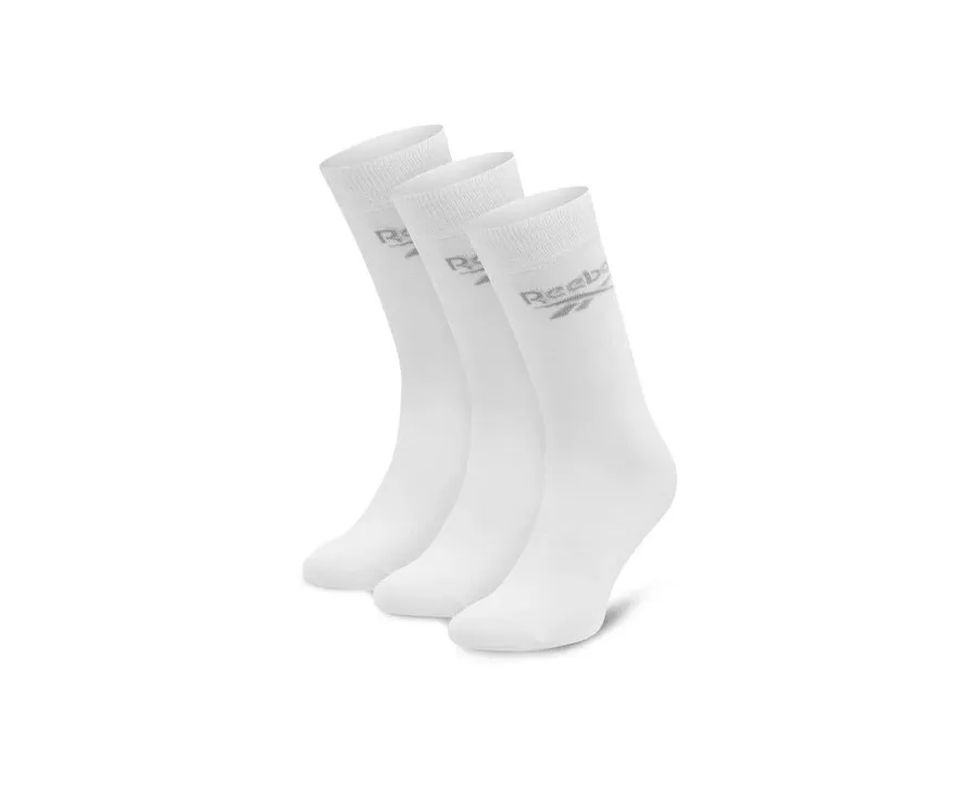 obrazek 1 Reebok Zestaw 3 par wysokich skarpet unisex R0367-SS24 (3-pack) Biały