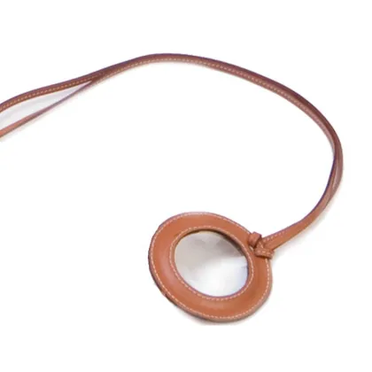 Picture Leather case for a magnifying glass