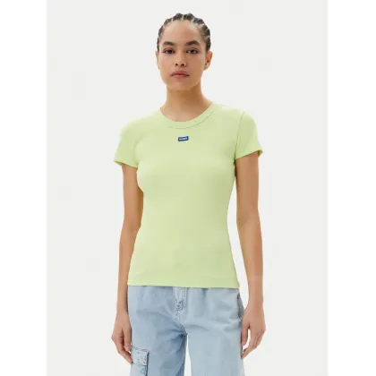 Zdjęcie HUGO T-Shirt Easy 50523924 Zielony Slim Fit