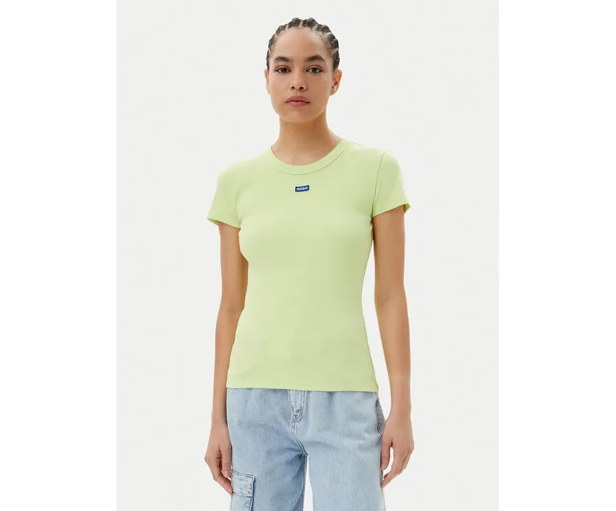 obrazek 1 HUGO T-Shirt Easy 50523924 Zielony Slim Fit