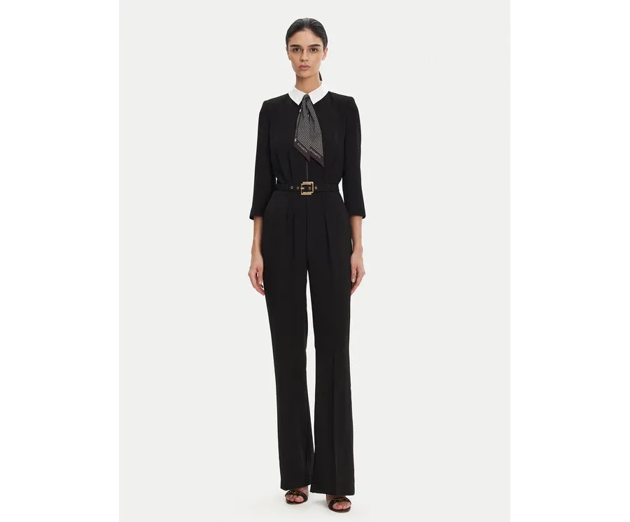 obrazek 1 Elisabetta Franchi Kombinezon TU-047-52E2 Czarny Regular Fit
