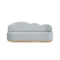 Zdjęcie Luksusowa szara sofa chmurka dla dzieci