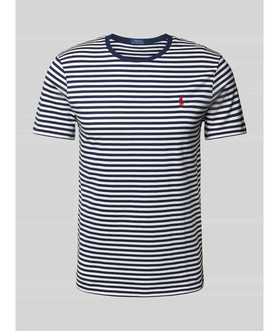 obrazek 1 Polo Ralph Lauren T-Shirt 710956828001 Granatowy Custom Slim Fit