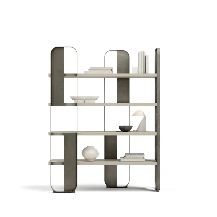 obrazek 9 Prestiżowa włoska biblioteczka do salonu lub gabinetu - styl modernistyczny