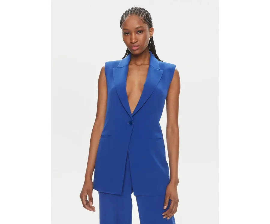 obrazek 1 Patrizia Pepe Kamizelka 2S1486/A049-CA01 2S1486/A049-CA01 Niebieski Regular Fit