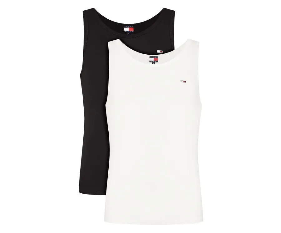 obrazek 1 Tommy Jeans Komplet 2 tank topów DM0DM20769 Kolorowy Slim Fit