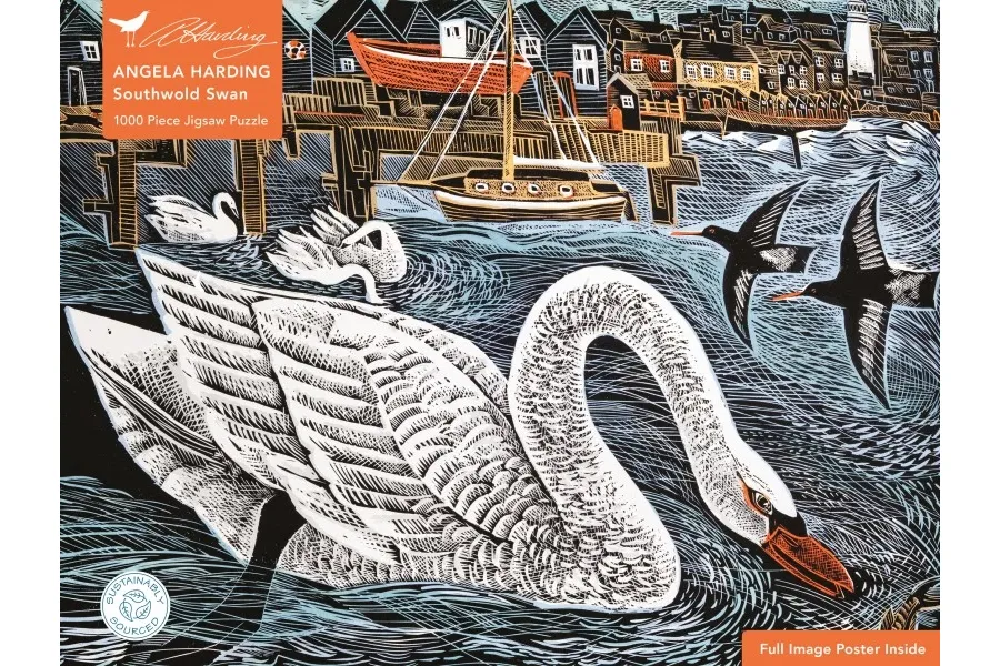 obrazek 3 Puzzle dla dorosłych dla dorosłych Angela Harding: Łabędź Południowy - Flame Tree Publishing