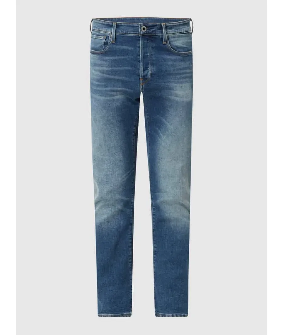 obrazek 1 Jeansy o kroju straight tapered fit z dodatkiem streczu model ‘3301’