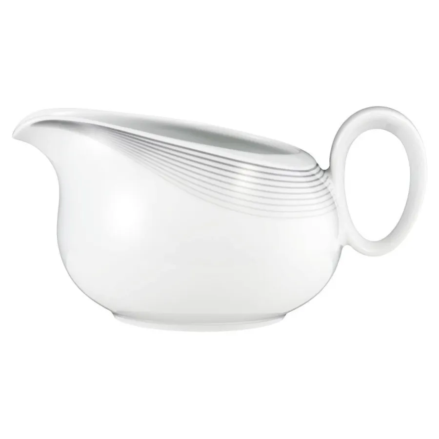 obrazek 1 Piękna porcelanowa sosjerka z nowoczesnym zdobieniem - Seltmann Weiden
