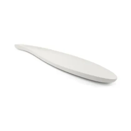 Zdjęcie Ceramiczna taca dekoracyjna w kształcie liścia palmowego 62x13x5 cm