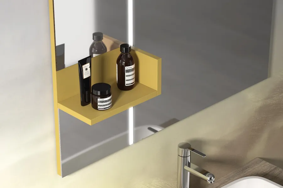 obrazek 3 Minimalistyczny komplet mebli łazienkowych z Włoch