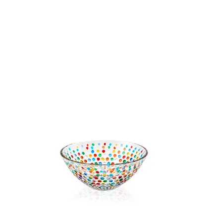 Zdjęcie Ręcznie malowana miska ze szkła murano (16 cm)