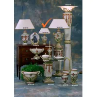 Zdjęcie Wyjątkowa ceramiczna lampka do salonu lub gabinetu
