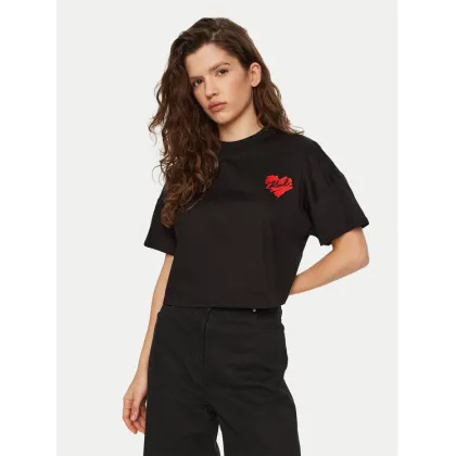 Zdjęcie KARL LAGERFELD T-Shirt A1W17074 Czarny Regular Fit