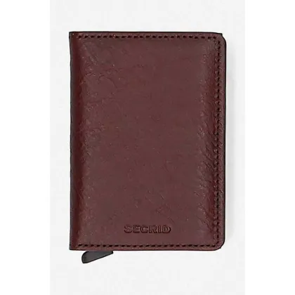 Zdjęcie Secrid portfel skórzany kolor bordowy Portfel Secrid Vegetable Tanned SVG-ESPRESSO-BROWN SVG.ESPRESSO.BROWN-ESPRESSO.B