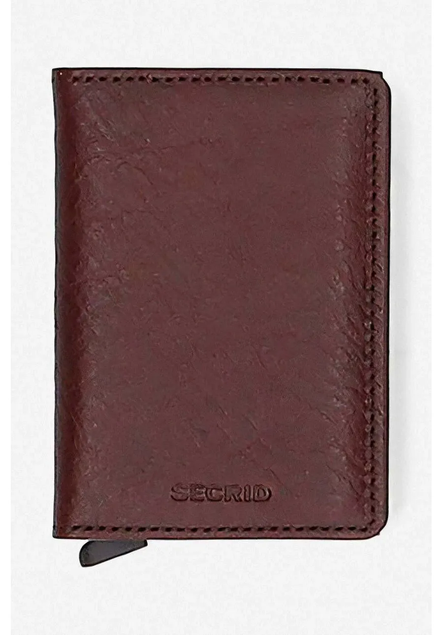 obrazek 1 Secrid portfel skórzany kolor bordowy Portfel Secrid Vegetable Tanned SVG-ESPRESSO-BROWN SVG.ESPRESSO.BROWN-ESPRESSO.B