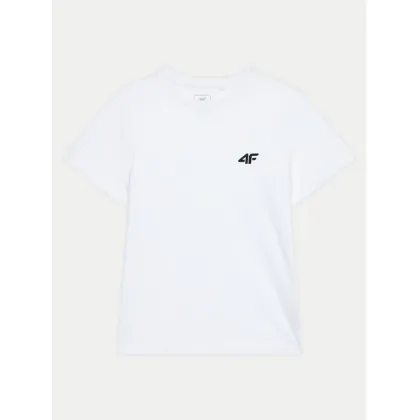 Zdjęcie 4F T-Shirt 4FJWMM00TTSHM1626 Biały Regular Fit