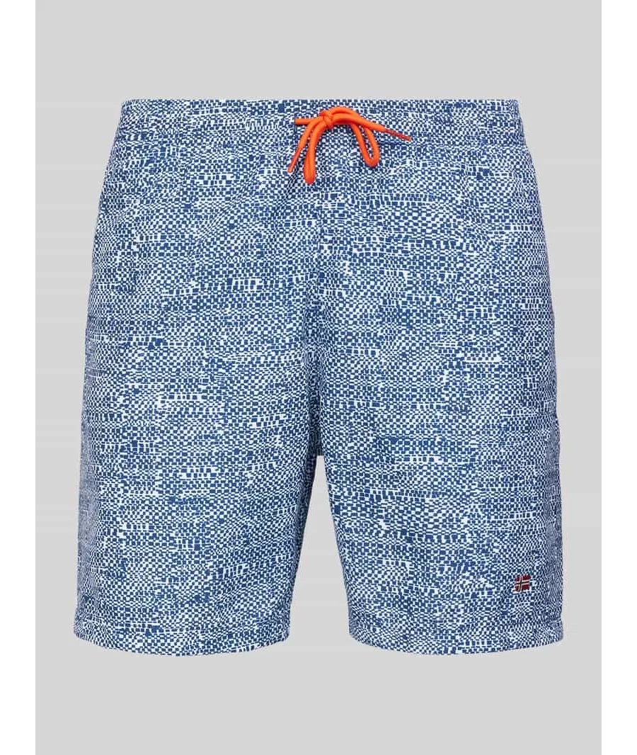 obrazek 1 Spodenki kąpielowe ze wzorem na całej powierzchni model ‘INUVIK’