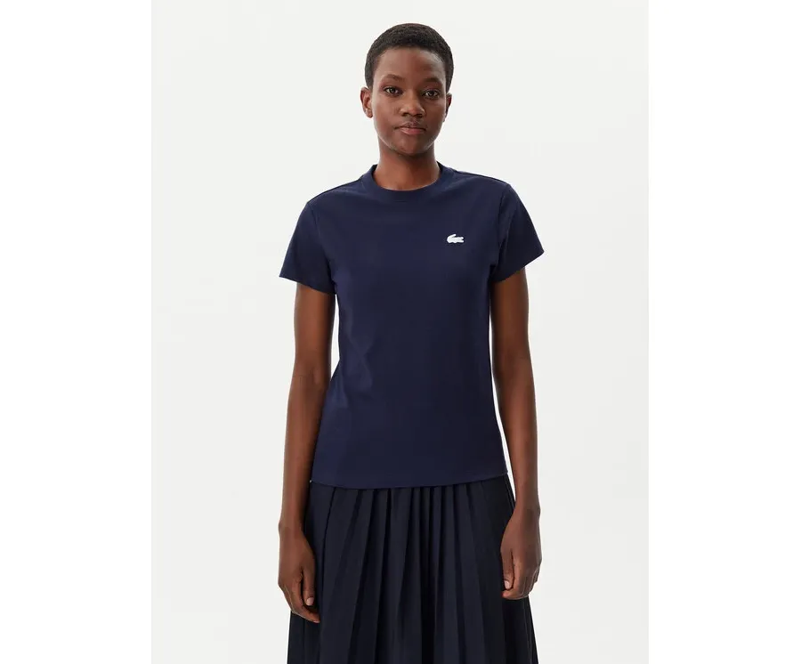 obrazek 1 Lacoste T-Shirt TF9246 Granatowy Slim Fit