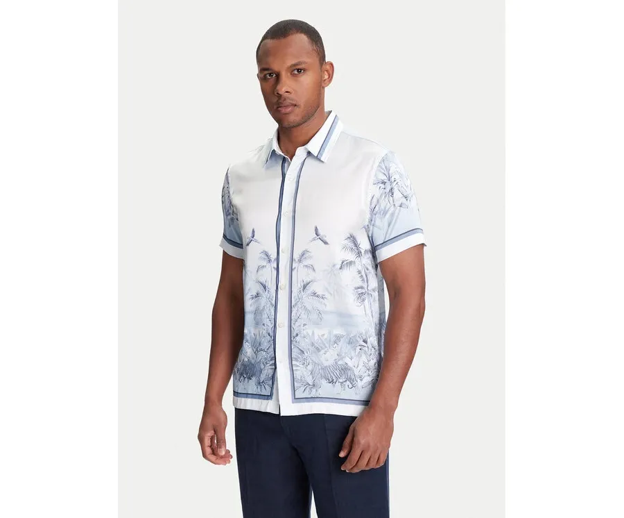 obrazek 1 Guess Koszula M4YH39 WF1T2 Niebieski Regular Fit