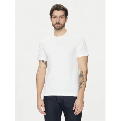 Zdjęcie Calvin Klein T-Shirt Editorial Logo K10K114172 Biały Regular Fit