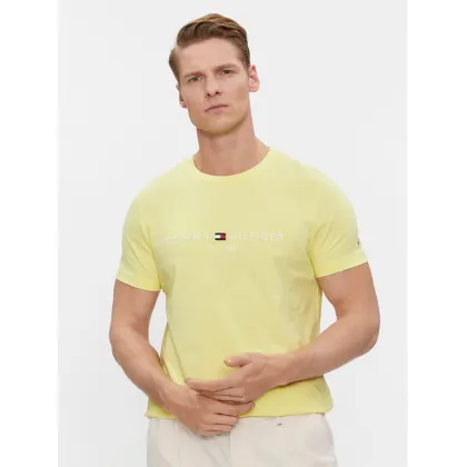 Zdjęcie Tommy Hilfiger T-Shirt Tommy Logo Tee MW0MW11797 Żółty Regular Fit