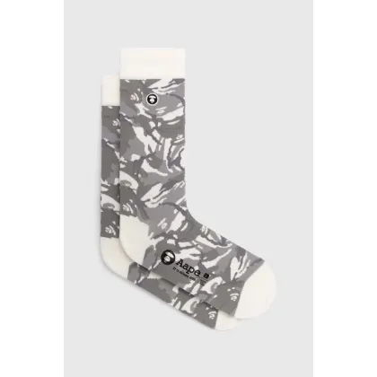 Zdjęcie AAPE skarpetki Basic Camo męskie kolor biały ASO4293
