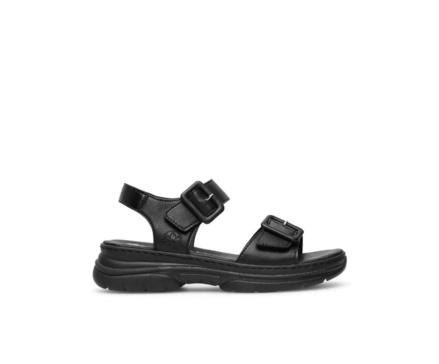 obrazek 1 Rieker Sandały 66680-00 Czarny