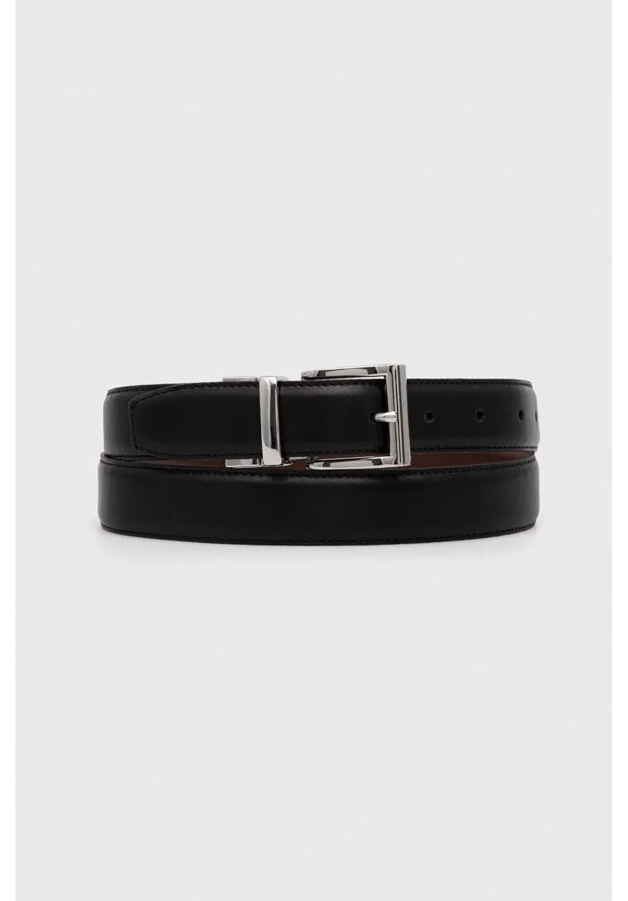 obrazek 1 Polo Ralph Lauren pasek skórzany dwustronny męski kolor czarny