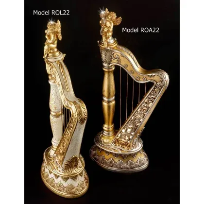 Picture Interesting ceramic harps for the living room
