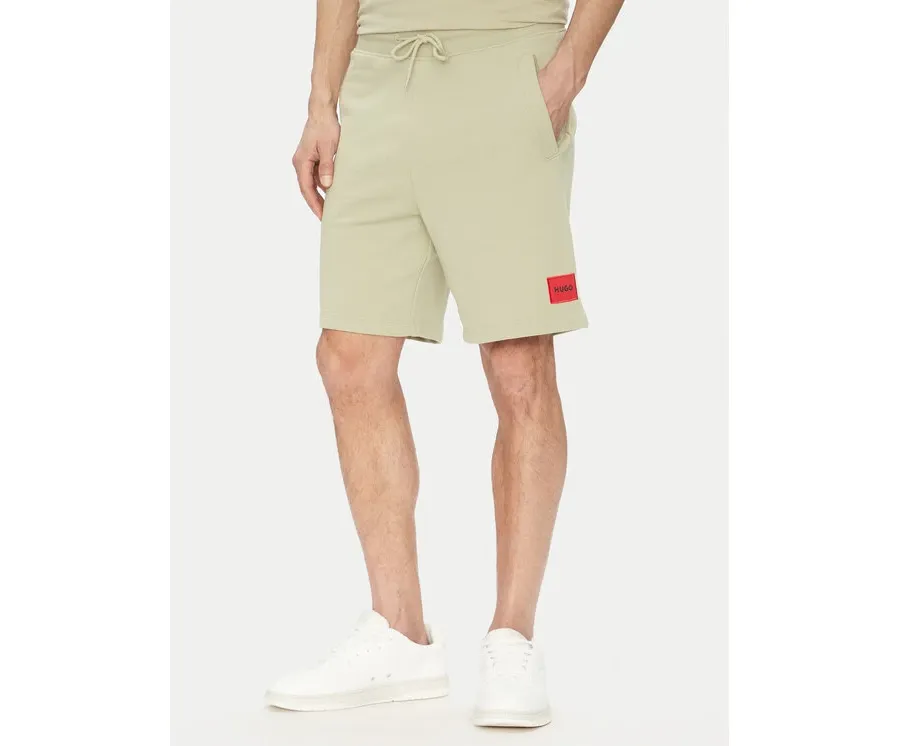 obrazek 1 HUGO Szorty sportowe Diz222 50466196 Zielony Regular Fit